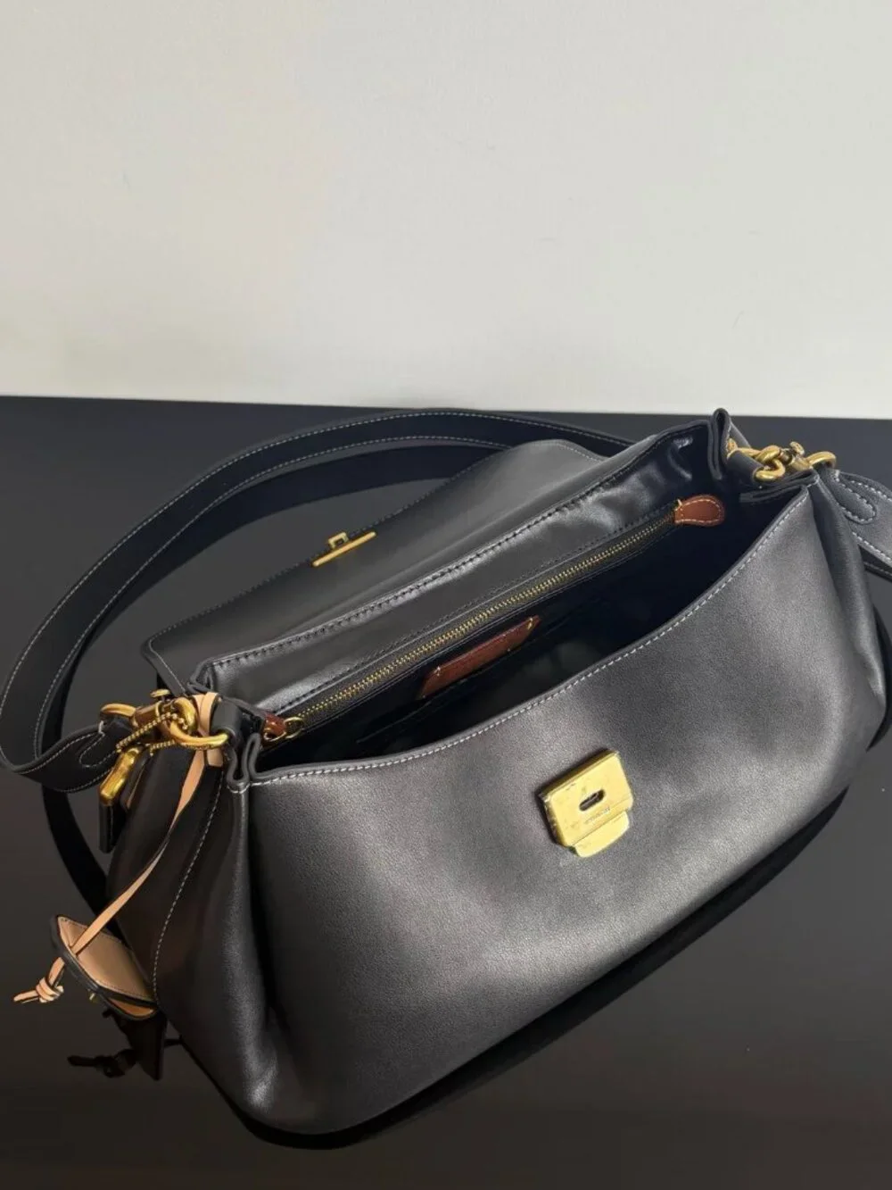 COACH Slouchy Rogue Top Handle Bag